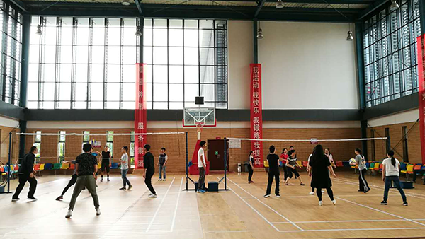 集团工会进行职工气排球活动骨干培训(测试资料)